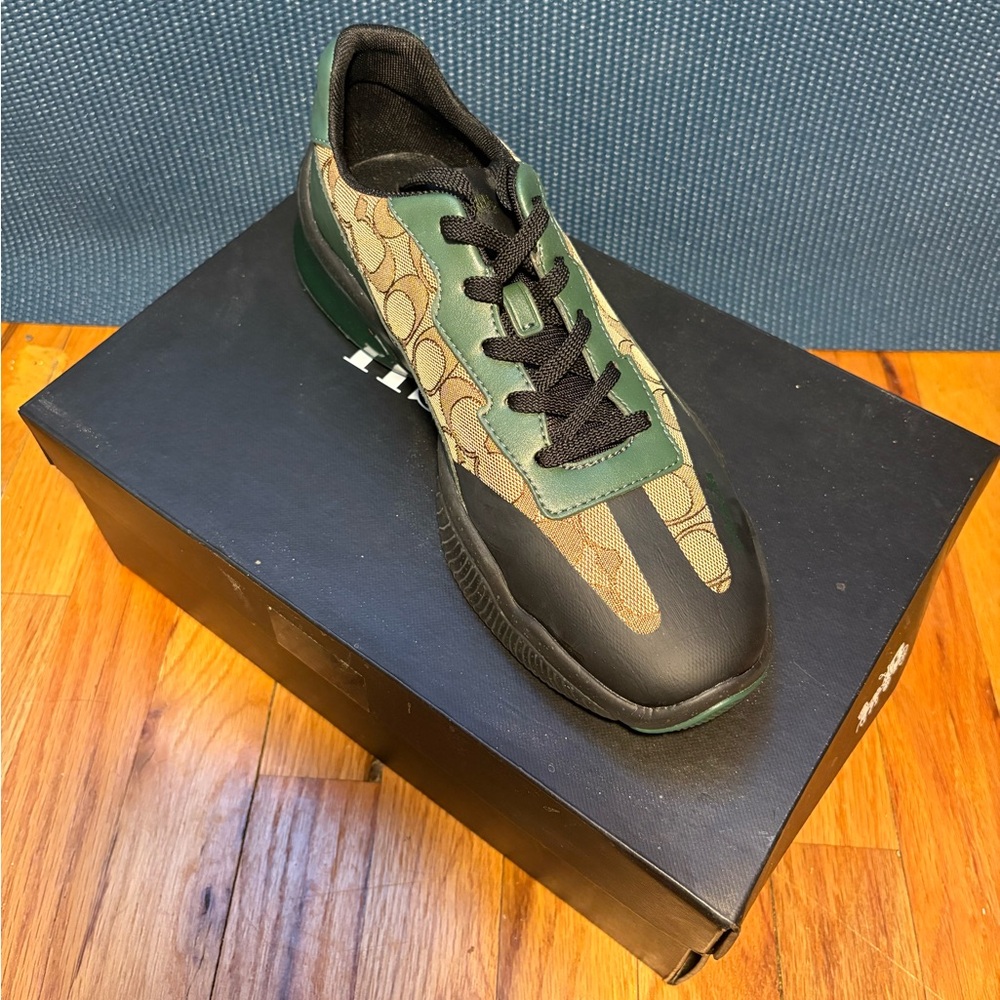 Coach Citysole Runner In Signature Jacquard
